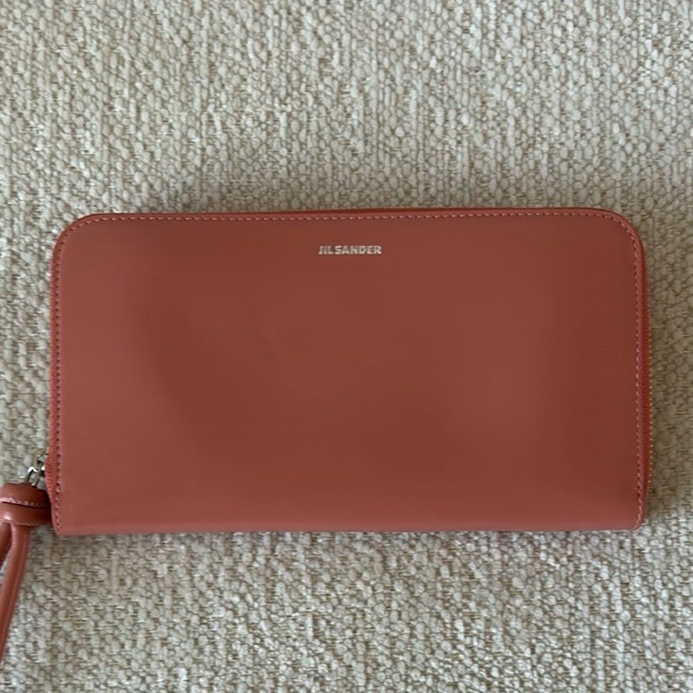 Jil Sander Zip around full size Wallet MD Giro, NEW with tags
